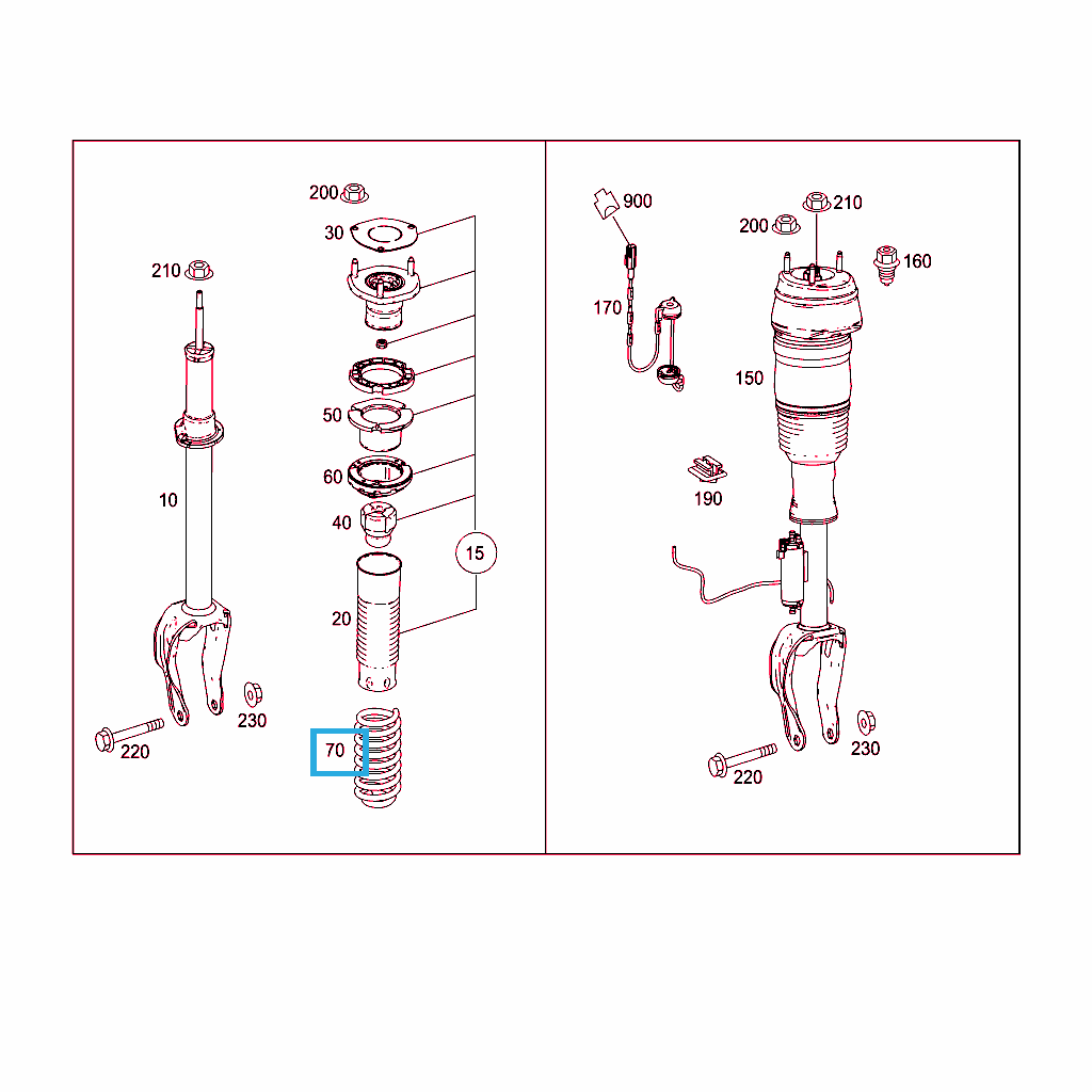 Пружины мерседес w164